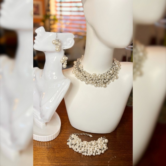 Paparazzi Zi Collection Tracey Jewelry Set Necklace, Earrings - Picture 4 of 4